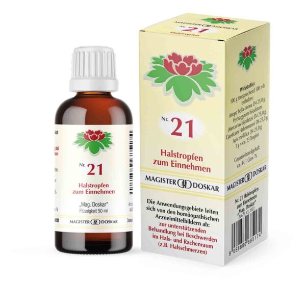 Nr. 21 Halstropfen zum Einnehmen