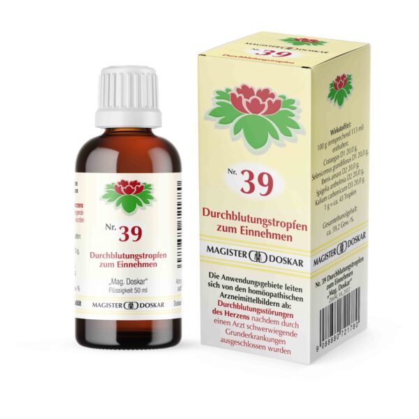 Nr. 39 Durchblutungstropfen zum Einnehmen